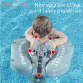 Baby Solid Non-inflatable Float Swimming Ring Children Waist Float Ring Floats Pool Toys Swim Trainer Sunshade with Sun Canopy