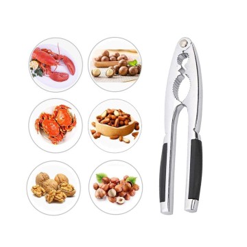 4# Alloy Clamp Plier Cracker Nutcracker Sheller Crack almond Walnut Pecan Hazelnut Filbert Nut Kitchen Nut Sheller Clip Tools