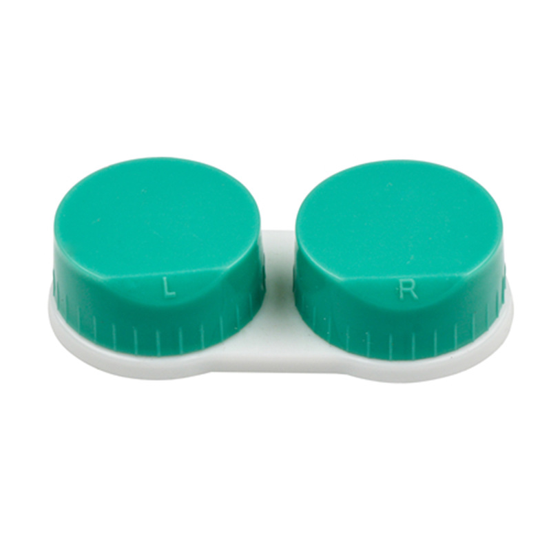 10Pcs Contact lens L+R cases Storage Holder Soaking Container Travel Eyewear Accessories Box For Lenses Wholesale Random Color