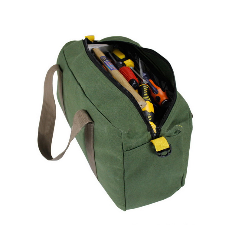 1pc Portable Waterproof Oxford Canvas Hand Tool Storage Carry Bags Pliers Metal Toolkit Parts Hardware Parts Organizer