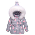 Kids Clothes Girls Down Coat Children Warm Toddler Snowsuit Outerwear + Romper Clothing Set Russian children's Winter jackets