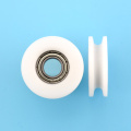 8x28x9mm U-groove plastic-coated 688 bearing pulley rolling pulley driving wheel POM regulating wheel for window drawer parts