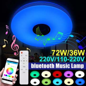 36W 72W Modern LED Smart Ceiling Light APP Remote Intelligent Control bluetooth Music Ceiling Lamp RGB Dimming for Living Room
