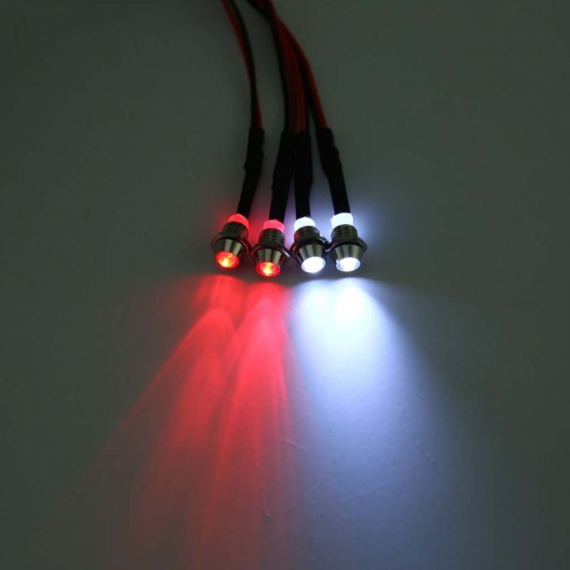 Model Car Upgrade Modified Parts Accessories LED Car Light 4/6 Lights 5mm Lamp Beads for 1/10 RC Car