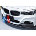 Carbon Fiber Front Bumper For BMW 3GT F34 Spoiler Front Lip 2013-2017 M Sport Body Kits Car Styling