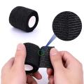 48/24/12/6 Black Tattoo Grip Bandage Cover Wraps Tapes Nonwoven Waterproof Self Adhesive Finger Protection Tattoo Accessories