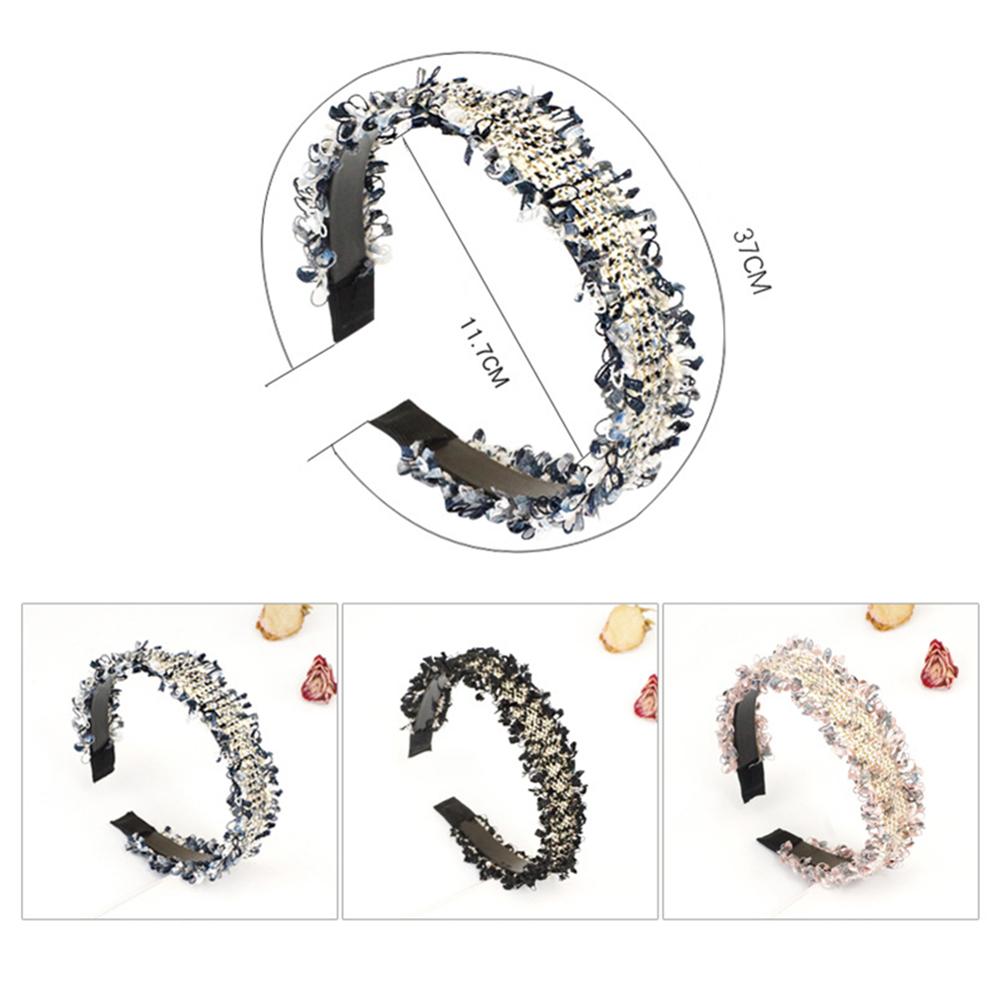 Lady Women Girl Canvas Wide Headband Hair Band Headwear Hairbands Boutique Hair Hoops For Jewelry Tiara Hair Accessories