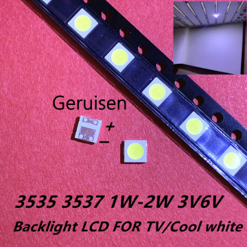 50-1000PCS 2W 6V 3V 1W 3535 SMD LED Replace LG Innotek LCD TV Back Light Beads TV Backlight Diode Repair Application