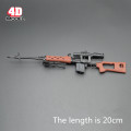 DIY 4D 5pcs/lot 1:6 Mini Plastic Toy Gun Military pistol Assembly Model Intelligence Building Block Simulation Toy Gun Best Gift