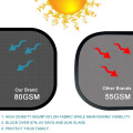 2PCS Car Sunshade Chic Mesh Car Side Window Shade Cling Sunshades Sun Shade Cover Visor Shield