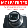 Multi-Coated MC UV Filter Lens Protector for Canon G7X Mark III II G7 X G9X G5X SX740 SX720 HS (HD Optical Glass)