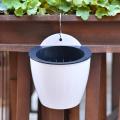 Self Watering Flower Pot Wall Hanging Resin Plastic Planter Durable For Garden Balcony Hanging Plants Pot Self Watering Planter