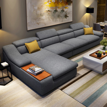 Nordic Fabric Sectional Sofa Removable and Washable Modern Simple Art-Sofa Lounge Furniture