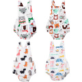 Newborn Kids Baby Girls Boys Sleeveless Romper Animals Jumpsuit Playsuit Sunsuit One-Pieces Summer Clothes Outfits 0-18 M