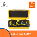 500m SM FC/SC/LC APC/UPC Fiber Optic OTDR Launch Cable Box Single Mode OTDR Dead Zone Eliminator Fiber Rings Cable Box