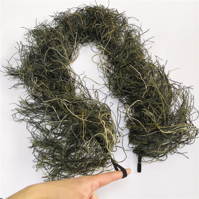 Hunting Rifle Wrap rope grass type Ghillie Suits Gun stuff Cover For camouflage Yowie Sniper Paintball hunting clothing thicker