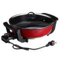 220V 1200W 6L Electric Hot Pot Kitchen Soup Stock Pot Cookware Non-stick For Induction Cookers Cooking Pot