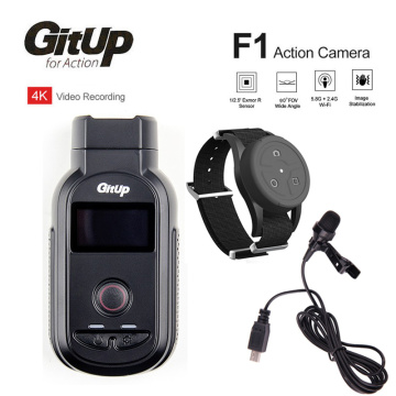GitUp F1 90 FOV WiFi Ultra 4K 2160p Sport Action Camera Video Recorder Outdoor Road Cycling Camcorder With External Mic & Remote