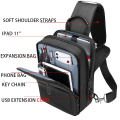 EURCOOL 2020 NEW Scalable Multifunction Crossbody Bags Men USB Charging Chest Pack Messengers Chest Bag Shoulder Bag Male n2003