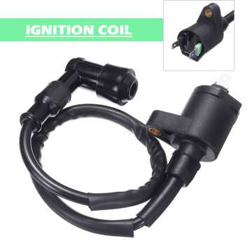 Mayitr 1pc Ignition Coil GY6 50-150cc With Cable for ATVs Scooters Go Karts High Performance Motorcycle Modification Parts