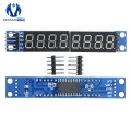 MAX7219 LED Dot Matrix 8 Digit Digital Tube Display Control Module For Arduino 3.3V 5V Microcontroller Serial Driver 7-segment