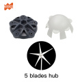 Hubs and Hub Cover for freely assemble 3 blades 5 blades 6 blades Wind Turbine Generator, situable for all wind generator