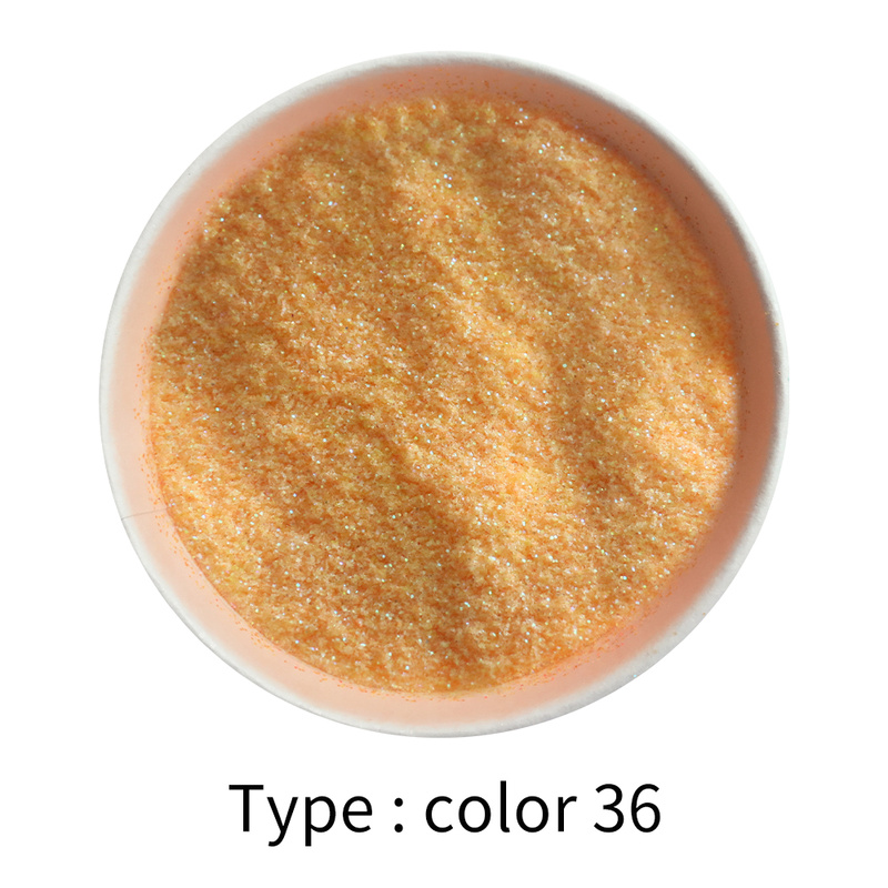 Light Yellow Glitter Powder Pigment Coating Dye for Painting Nails Decorations Automotive Glass Art Crafts