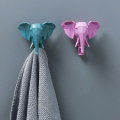 Stereoscopic Animal Head Hooks Punch Free Minimalist Hangers Strong Adhesive Cap Coat Hook Deer Elephant Key Holder Wall Hook