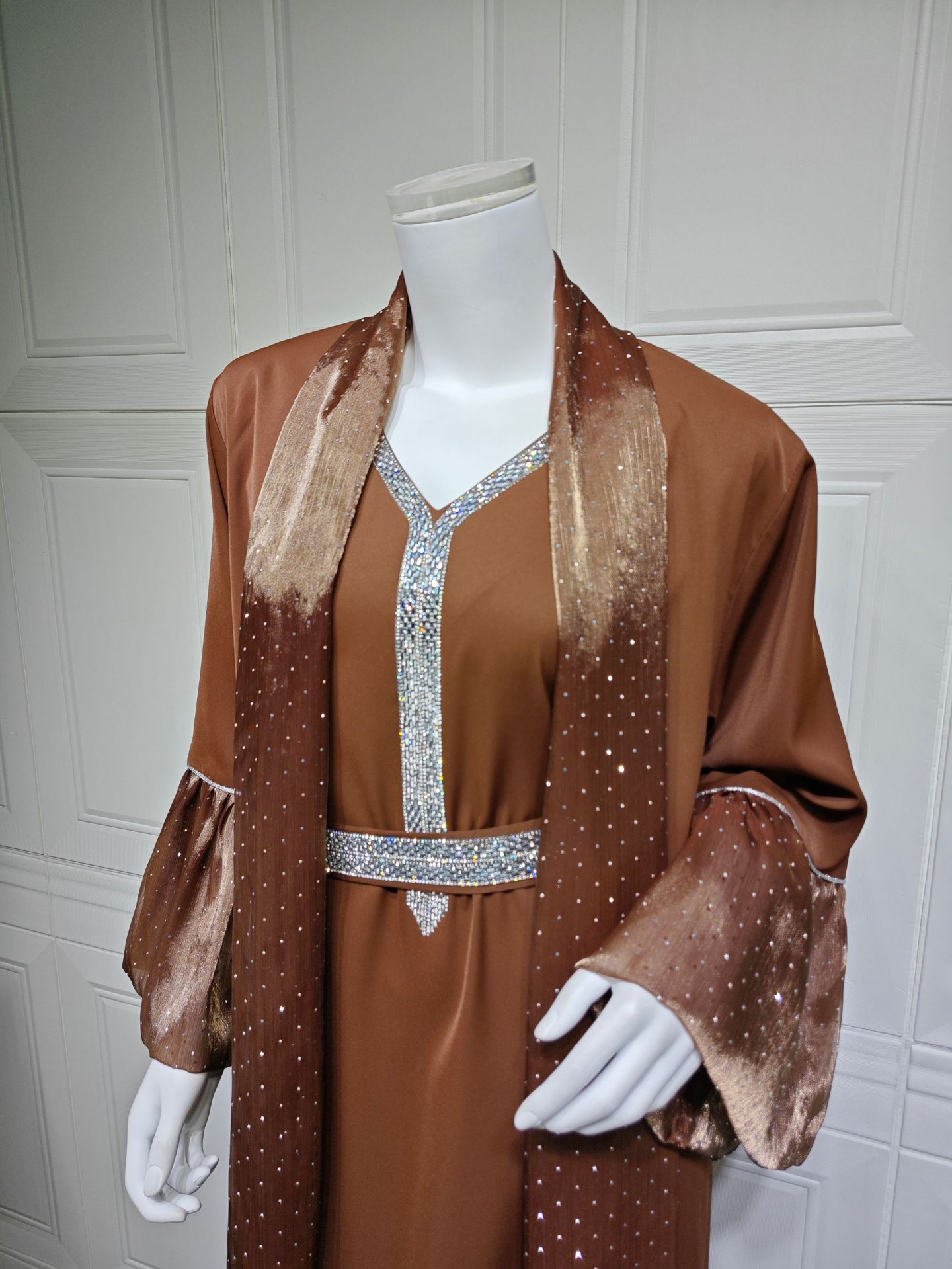 Jalabiya Abaya Set AB536 (4)