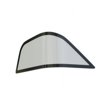 Curved glass for car headlights