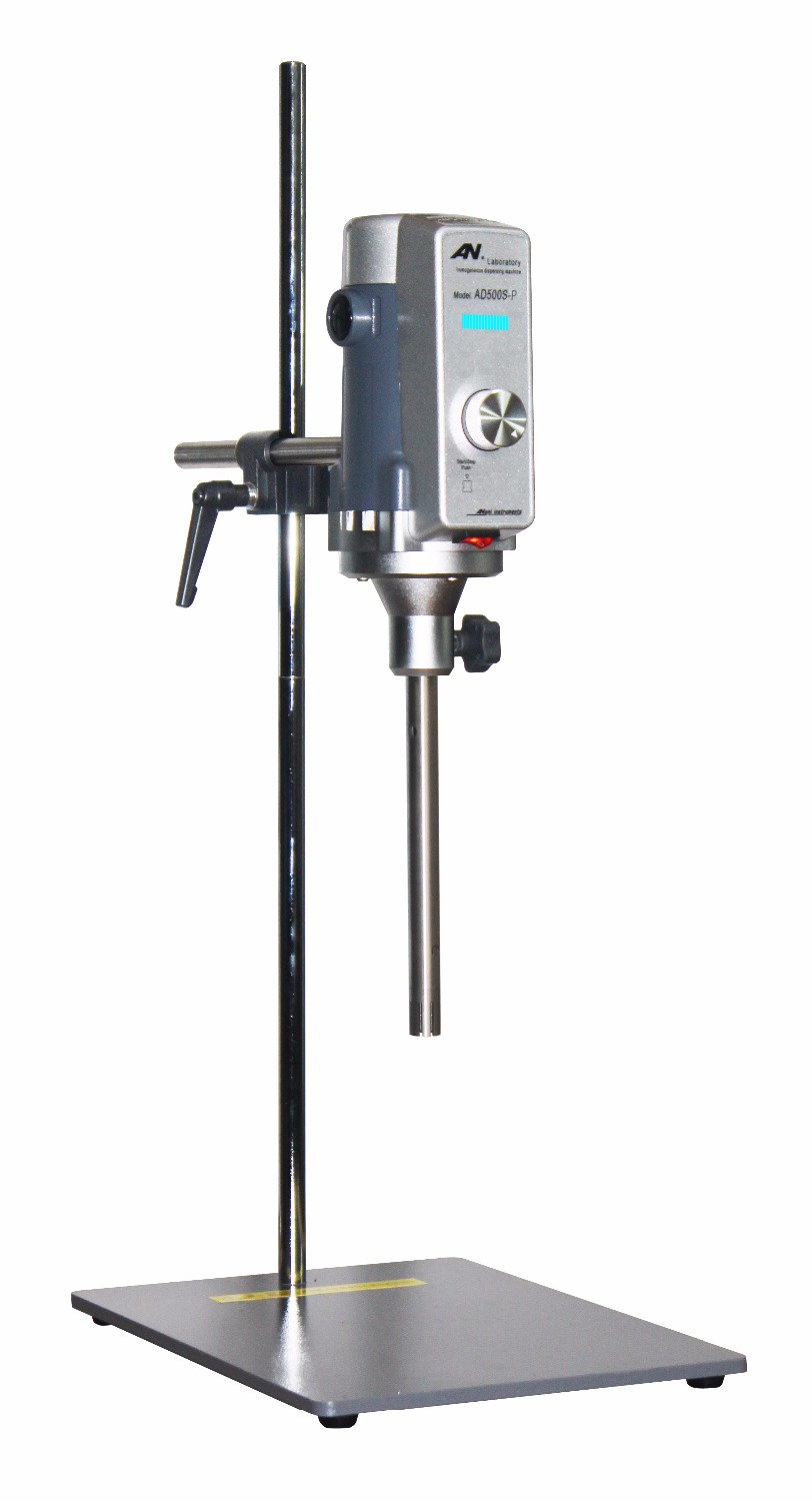 220V Capacity(H2O) : 50-1500ml Laboratory Scientific instrument Digital High disperse Homogenizer AD500S-P 18G 2000-28000 rpm rh