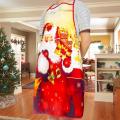 1pcs Christmas Adult Santa Apron Xmas Home Kitchen Cooking Funny Party Decorations Christmas New Year Dinner Party Decor Apron