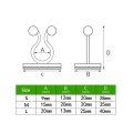 Mayitr 100pcs Garden Vegetable Plant Support Binding Clip Gardening Greenhouse Clip Supplies Plant Cages & Supports