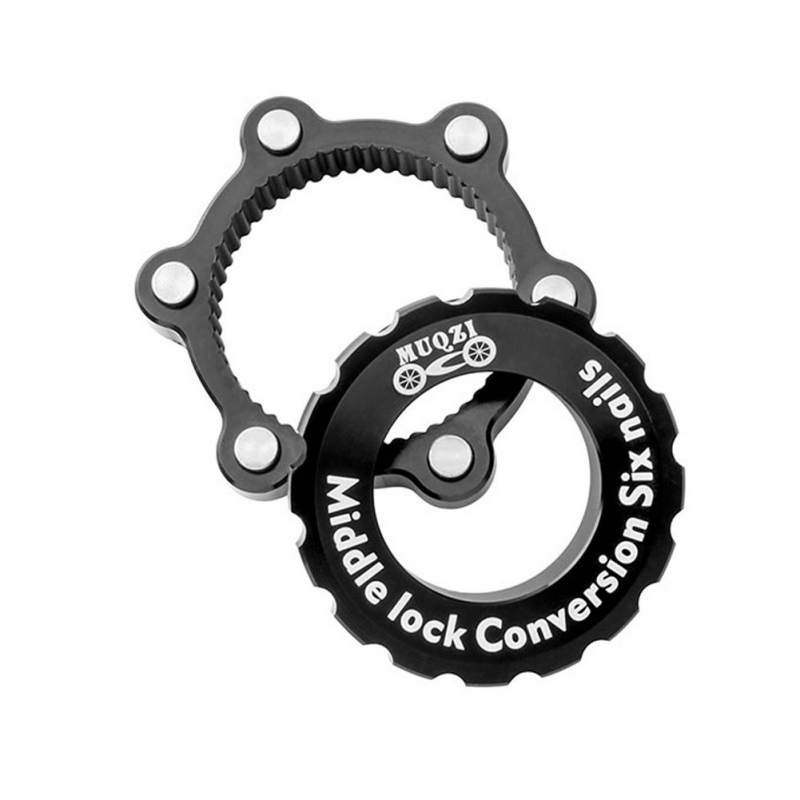 Bicycle Hubs Centerlock To 6-hole Adapter Center Lock Conversion 6 Hole Brake Disc Center Lock For 6 Bolt