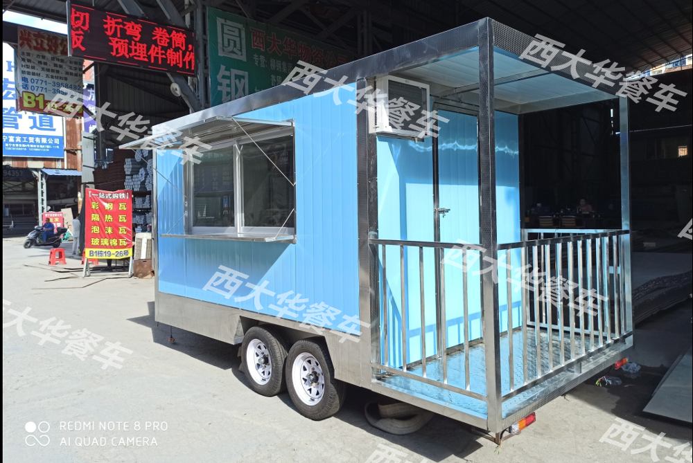 A Brand New Mobile Food Trailer Food Truck Free Shipped by Sea