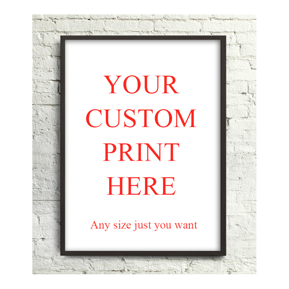 Custom Poster Art Print Painting Photo Paper Wall Picture 12 24 36 47 Inches