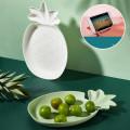 Creative Pineapple Clouds Plastic Plate Candy Snacks Fruits Plate Children Breakfast Dish Christmas Storage Tray Home Supplies