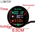 Night Vision Motorcycle Meter Time Temperature Voltage Table For APRILIA MXV 450 RXV 450 RXV 550 Caponord 1200 ABS SXV 550 450
