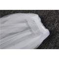 NZUK Elegant Wedding Accessories 3 Meters 2 Layer Wedding Veil White Ivory Simple Bridal Veil With Comb Wedding Veil Hot Sale