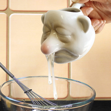 Cartoon Nose Ceramic Egg Divider White Egg Yolk Separator Creative Egg Liquid Filter Baking Utensils Egg Holder Kitchen Supply