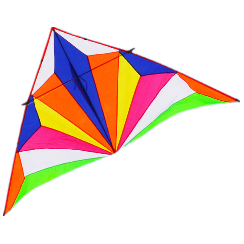 free shipping diamond rainbow delta kites windsocks weifang kite tails factory resin rod ripstop nylon kites eagle bird kite fly