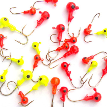 Fishing Jig Head 1.7g-14g Colorful Jigs Soft Worm Bait Hook Artificial Lures Hooks Lot 10 Pieces