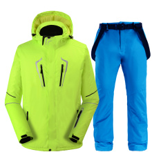 New Thermal Winter Ski Suit Men Women Windproof Waterproof Skiing and Snowboarding Jacket Pants Suit Male Snow Costume Wear