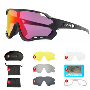 New Sport riding running fishing cycling glasses Men&Women road bike sunglasses gafas bicycle eyewear fietsbrillen Myopia Frame