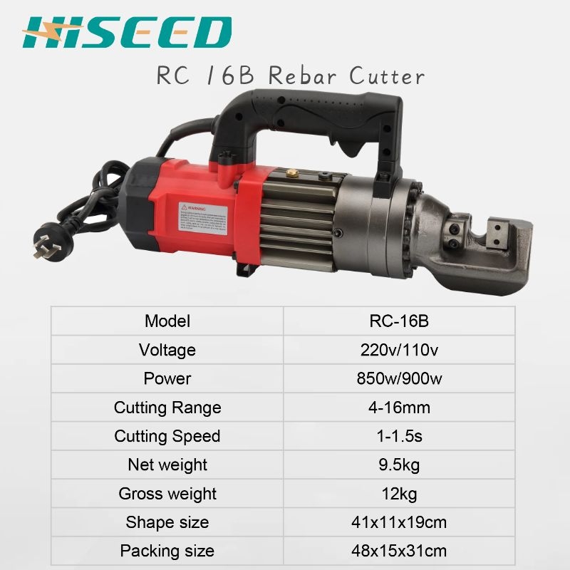 Portable hydraulic rebar cutter/handheld steel bar cutting rebar cutter machine for construction