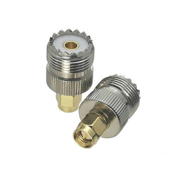 1Pcs UHF Female SO-239 SO239 Jack to SMA Male Plug RF Coaxial Adapter Connector