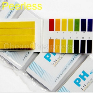 New Peerless 80 Strips 1-14 PH Paper Full Range Analyzers Test Paper Strips Chemistry Teaching Supplies