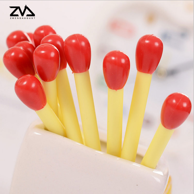 20 Pcs/Box Noble Mini Match Shape Ballpoint Pen For Writing School Supplies Office Accessories Stationary Kids Student Gift
