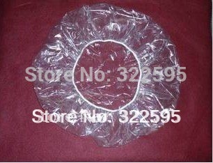 free shipping disposable plastic PE cap shower cap bathing cap 21"
