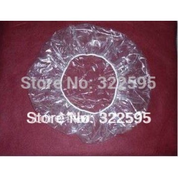 free shipping disposable plastic PE cap shower cap bathing cap 21